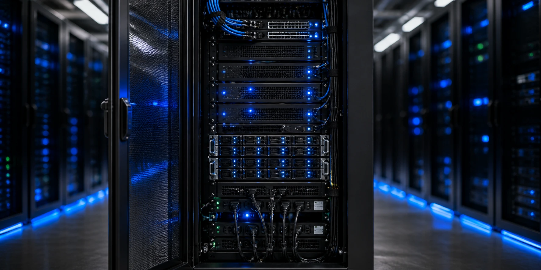 ตู้ Rack Colocation ในศูนย์ข้อมูล Tier III